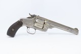 .44 Russian AUSSIE Contract SMITH & WESSON New Model No. 3 Revolver Antique With Australian Leather Flap Holster! - 18 of 21