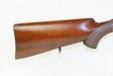 Engraved A. GERMANN MEISSEN SINGLE SHOT STALKING Rifle 6.4mm .25 Cal. C&R Octagonal Barrel, Double Set Triggers - 16 of 20
