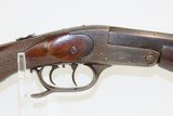 Engraved A. GERMANN MEISSEN SINGLE SHOT STALKING Rifle 6.4mm .25 Cal. C&R Octagonal Barrel, Double Set Triggers - 17 of 20