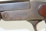 Engraved A. GERMANN MEISSEN SINGLE SHOT STALKING Rifle 6.4mm .25 Cal. C&R Octagonal Barrel, Double Set Triggers - 6 of 20