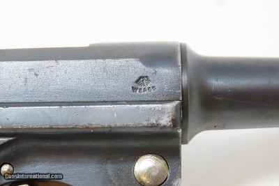“H.P.” UNIT MARKED WWII-Era DWM P.08 LUGER GERMAN Pistol 9x19mm c1929 C&R WaA66 Proofed WWII Era REWORK with EAGLE PROOFS - Image 16 of 20