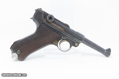 “H.P.” UNIT MARKED WWII-Era DWM P.08 LUGER GERMAN Pistol 9x19mm c1929 C&R WaA66 Proofed WWII Era REWORK with EAGLE PROOFS - Image 17 of 20
