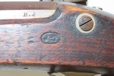 CIVIL WAR Antique US TRENTON, NEW JERSEY Contract Model 1861 Rifle-Musket Trenton Locomotive & Machine Co. Contract Model 1861 with BAYONET! - 16 of 22