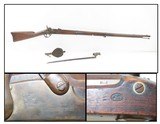 CIVIL WAR Antique US TRENTON, NEW JERSEY Contract Model 1861 Rifle-Musket Trenton Locomotive & Machine Co. Contract Model 1861 with BAYONET! - 1 of 22