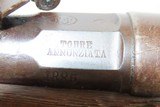 1885 ITALIAN Antique Torre Arsenal VETTERLI10.4x47mm Model 1870 CarbineWith SOCKET SPIKE BAYONET! - 18 of 25