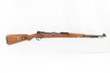 YUGOSLAVIAN Rework WORLD WAR II German STEYR “bnz/42” Code MAUSER K98 Rifle w YUGOSLAV CREST Stamped Over German Markings - 2 of 22