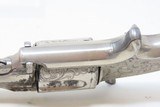 ENGRAVED Antique SMITH & WESSON Number 1 1/2 2nd Issue .32 Caliber Rimfire REVOLVER
Handsome WILD WEST S&W Pocket Gun! - 11 of 17