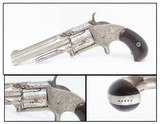 ENGRAVED Antique SMITH & WESSON Number 1 1/2 2nd Issue .32 Caliber Rimfire REVOLVERHandsome WILD WEST S&W Pocket Gun! - 1 of 17