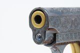 ENGRAVED Early COLT Model 1908 VEST POCKET .25 ACP Pistol HOLSTER 6.35 C&RColt’s Smallest Semi-Auto with GOLD HIGHLIGHTS - 5 of 16