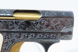 ENGRAVED Early COLT Model 1908 VEST POCKET .25 ACP Pistol HOLSTER 6.35 C&RColt’s Smallest Semi-Auto with GOLD HIGHLIGHTS - 11 of 16