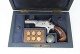 CASED Antique COLT 3rd Model “THUER” .41 Caliber Rimfire NEW MODEL DERINGER 19th Century HIDEOUT Pistol with ACCESSORIES! - 2 of 17