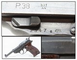 MAUSER P.38 World War II “byf/44” Code 9x19mm C&R Pistol Wehrmacht SidearmThird Reich Semi-Auto Designed to Replace the Luger P.08 - 1 of 19