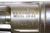 1943 WORLD WAR II US Remington M1903A3 BOLT ACTION .30-06 Springfield Rifle Standard Issue Infantry Rifle from WW2 - 9 of 21