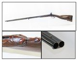1847 SPANISH Carved, Engraved PERCUSSION SxS DOUBLE BARREL Shotgun Wonderfully Ornate with Presentation Inscription - 1 of 19