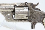 ENGRAVED, Nickel, PEARL Antique S&W .38 Single Action REVOLVER 5-Shot .38 Smith & Wesson Sidearm - 4 of 18