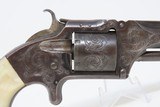 BEAUTIFULLY ENGRAVED, PEARL c1866 S&W No. 2 “OLD ARMY” .32 Rimfire Revolver Customized Post-Civil War 6-Shooter - 17 of 18
