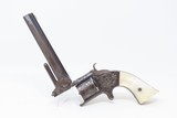 BEAUTIFULLY ENGRAVED, PEARL c1866 S&W No. 2 “OLD ARMY” .32 Rimfire Revolver Customized Post-Civil War 6-Shooter - 10 of 18