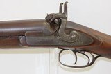 Antique W.W. GREENER Double Barrel SxS 10 Gauge Percussion HAMMER ShotgunMade Circa 1850 in Birmingham, England - 4 of 21