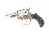 CASED Antique COLT Model 1877 LIGHTNING .38 Caliber Double Action Revolver
Nickel Ejectorless Double Action .38 Colt Made in 1883 - 6 of 25