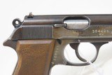 WORLD WAR 2 German WALTHER “ac” Code Model PP 9mm Kurz Pistol C&R WWII .380 with HOLSTER & WOODEN GRIPS - 19 of 20