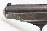 WORLD WAR 2 German WALTHER “ac” Code Model PP 9mm Kurz Pistol C&R WWII .380 with HOLSTER & WOODEN GRIPS - 7 of 20