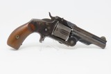 SCARCE Blued SMITH & WESSON “BABY RUSSIAN” .38 S&W Revolver Antique Circa 1876 1st Model Single Action! - 15 of 18