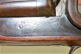 Antique W. & C. SCOTT & SON Percussion DOUBLE BARREL SxS HAMMER Shotgun 12 Gauge Percussion SIDE x SIDE with Fine Twist Barrels - 6 of 20