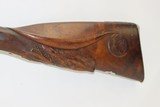 STAG CARVED Stock Antique EURO Percussion DOUBLE BARREL SxS HAMMER Shotgun
Ornate German Silver, Carved, Engraved 14 Gauge - 3 of 18