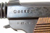 1943 WWII Trophy Imperial Japanese NAGOYA Type 14 NAMBU 8x22mm Pistol C&R
Pacific Theater AXIS Sidearm in Reed Basket Case! - 18 of 22