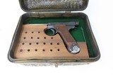 1943 WWII Trophy Imperial Japanese NAGOYA Type 14 NAMBU 8x22mm Pistol C&R
Pacific Theater AXIS Sidearm in Reed Basket Case! - 4 of 22
