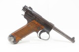 1943 WWII Trophy Imperial Japanese NAGOYA Type 14 NAMBU 8x22mm Pistol C&R
Pacific Theater AXIS Sidearm in Reed Basket Case! - 19 of 22