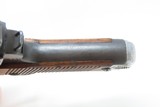 1943 WWII Trophy Imperial Japanese NAGOYA Type 14 NAMBU 8x22mm Pistol C&R
Pacific Theater AXIS Sidearm in Reed Basket Case! - 11 of 22