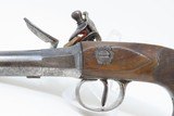 CLASSY 1700s FRENCH Antique .50 Caliber FLINTLOCK Pistol ACCESSORIZED CaseEngraved Breech Loading Pistol with CHECKERED STOCK - 18 of 19