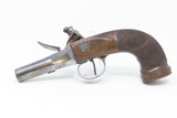CLASSY 1700s FRENCH Antique .50 Caliber FLINTLOCK Pistol ACCESSORIZED CaseEngraved Breech Loading Pistol with CHECKERED STOCK - 16 of 19