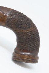 CLASSY 1700s FRENCH Antique .50 Caliber FLINTLOCK Pistol ACCESSORIZED CaseEngraved Breech Loading Pistol with CHECKERED STOCK - 17 of 19