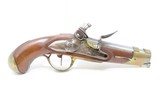 BRACE of NAPOLEONIC French Model AN IX Flintlock GENDARMERIE Pistols Antique MAUBEUGE ARSENAL Napoleonic Wars GENDARMERIE Pistol - 3 of 25