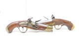 BRACE of NAPOLEONIC French Model AN IX Flintlock GENDARMERIE Pistols Antique MAUBEUGE ARSENAL Napoleonic Wars GENDARMERIE Pistol - 2 of 25