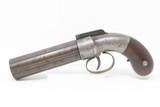 ANTIQUE Allen & Thurber WORCHESTER PERIOD Bar Hammer PEPPERBOX Revolver ENGRAVED First American Double Action Revolving Pistol - 15 of 17