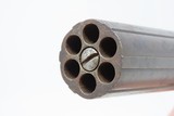 ANTIQUE Allen & Thurber WORCHESTER PERIOD Bar Hammer PEPPERBOX Revolver ENGRAVED First American Double Action Revolving Pistol - 4 of 17
