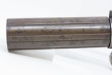ANTIQUE Allen & Thurber WORCHESTER PERIOD Bar Hammer PEPPERBOX Revolver ENGRAVED First American Double Action Revolving Pistol - 1 of 17