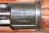 1918 WORLD WAR I U.S. EDDYSTONE Model 1917 Bolt Action C&R MILITARY Rifle WWI .30-06 American Rifle Made in 1918 - 9 of 19