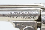 Engraved MOTHER of PEARL Grip SMITH & WESSON .38 SAFETY HAMMERLESS Revolver TURN OF THE CENTURY Top Break Smith & Wesson! - 6 of 19
