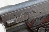 WW II Imperial Japanese NAGOYA Type 14 NAMBU Semi-Automatic Pistol C&R World War II Pacific Theater Sidearm! - 6 of 19
