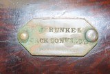 JACKSONVILLE, ILLINOIS “R J RUNKEL” PERCUSSION SxS Shotgun by JOHN COLCHERMid-to-Late 19th Century Belgian Fowler! - 15 of 21