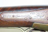JACKSONVILLE, ILLINOIS “R J RUNKEL” PERCUSSION SxS Shotgun by JOHN COLCHERMid-to-Late 19th Century Belgian Fowler! - 14 of 21