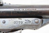 c1913 British WEBLEY & SCOTT Single Shot .22 LR Long Rifle TARGET Pistol C&R W&S LTD .22 Pistol “MADE IN ENGLAND” - 17 of 21