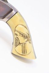 Carved IVORY Presentation INSCRIBED Antique CIVIL WAR S&W No. 1 22 REVOLVER 1860s Beautiful Cased Custom Smith & Wesson! - 4 of 20