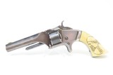 Carved IVORY Presentation INSCRIBED Antique CIVIL WAR S&W No. 1 22 REVOLVER 1860s Beautiful Cased Custom Smith & Wesson! - 3 of 20