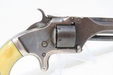 Carved IVORY Presentation INSCRIBED Antique CIVIL WAR S&W No. 1 22 REVOLVER 1860s Beautiful Cased Custom Smith & Wesson! - 19 of 20