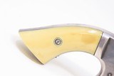 Carved IVORY Presentation INSCRIBED Antique CIVIL WAR S&W No. 1 22 REVOLVER 1860s Beautiful Cased Custom Smith & Wesson! - 18 of 20